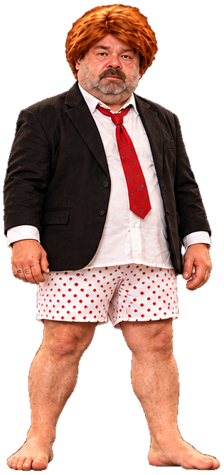 Bart Durham standing in a black jacket, white shirt and red tie